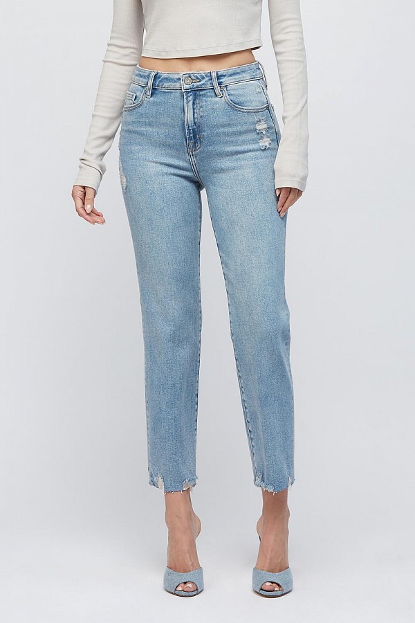 Medium Light Grinded Cropped Straight